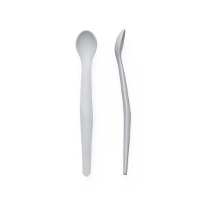 Pack 2 cucharas de silicona everyday baby gris