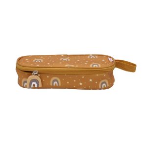 Funda almuerzo térmica arco iris mostaza
