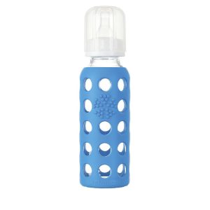 Biberón de vidrio lifefactory 265ml Azul Ocean