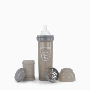 Biberón anticólico  Twistshake 330ml Beige Pastel